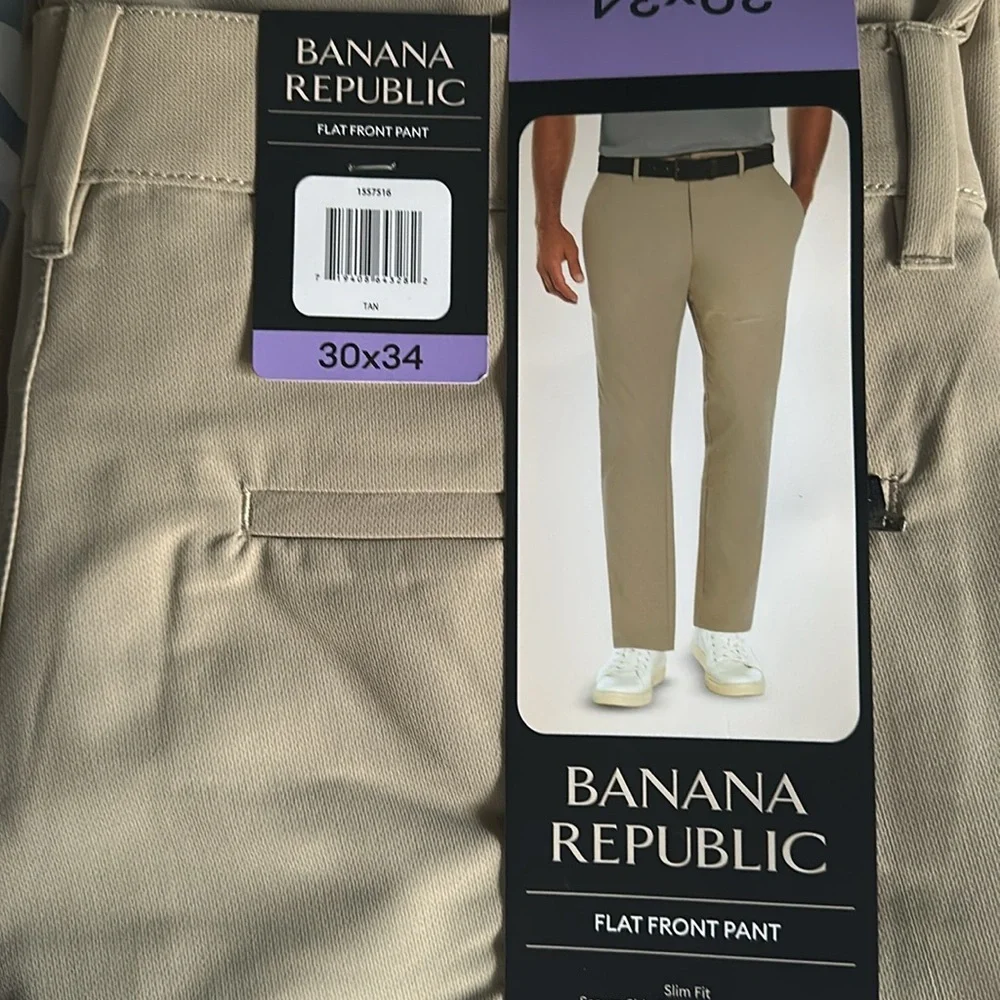 Banana Republic Men’s Front Tan Pants Size 30x34
